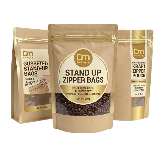 Stand Up Zipper Pouch